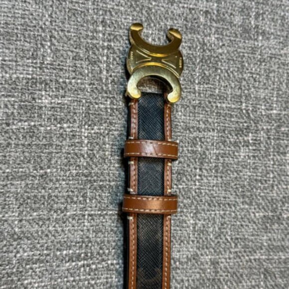 Celine Triomphe Belt 25mm 95cm - Picture 5 of 7